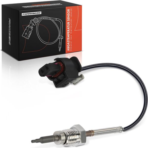 Frankberg 1X Sensore Di Temperatura Dei Gas Di Scarico Per Fiat Doblo Alfa Romeo Giulia-image
