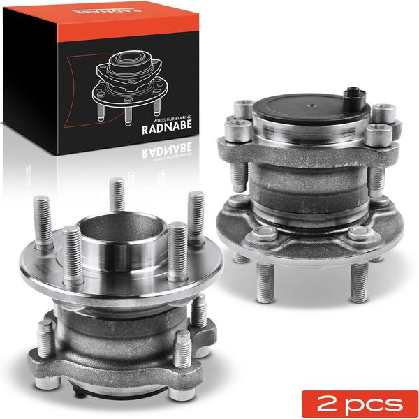 Frankberg 2X Set Di Cuscinetti Ruota Mozzo Posteriore Per Ford C-Max Ii Van Grand 1.0L 1.5L 1.6L 2.0L 2010-2019-image