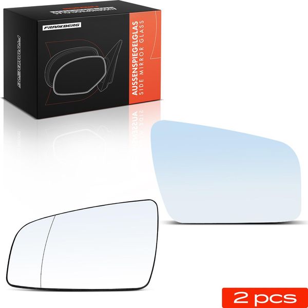 Frankberg 2X Vetro Specchio Esterno Anteriore Sinistro Destro Per Opel Zafira/Zafira Family B-image