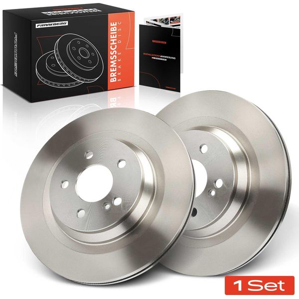 Frankberg 2X Dischi Freno Asse Posteriore Per Mercedes-Benz Classe S V221 W221 C216 R230 2005-2013-image