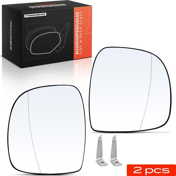 Frankberg 2X Vetro Specchio Esterno Anteriore Sinistro Destro Per Mercedes-Benz W639-image