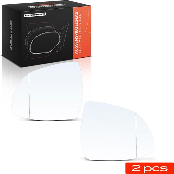 Frankberg 2X Vetro Specchio Esterno Anteriore Sinistro Destro Per Bmw X3 F97 G01 G08 G01 X4 F26-image