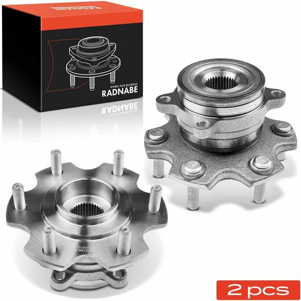 Frankberg 2X Mozzo Ruota Posteriore Set Di Cuscinetti Per Mitsubishi Pajero Iii Canvas Top Iv Van Klasseic Sport I-image