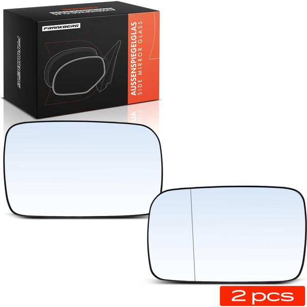 Frankberg 2X Vetro Specchio Esterno Anteriore Sinistro Destro Per Vw Polo Classic Skoda Felicia I Ii-image