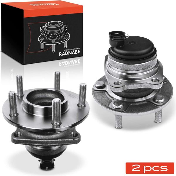 Frankberg 2X Mozzo Ruota Set Cuscinetti Asse Posteriore Entrambi I Lati Per Chrysler Voyager Iv Voyager/Grand Iii Dodge Caravan-image