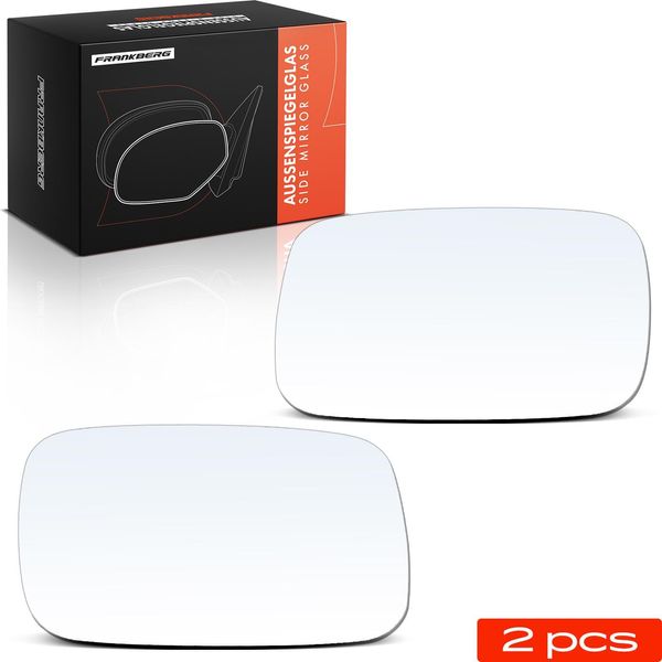 Frankberg 2X Vetro Specchio Esterno Anteriore Sinistro Destro Per Opel Meriva A 2003-2010-image