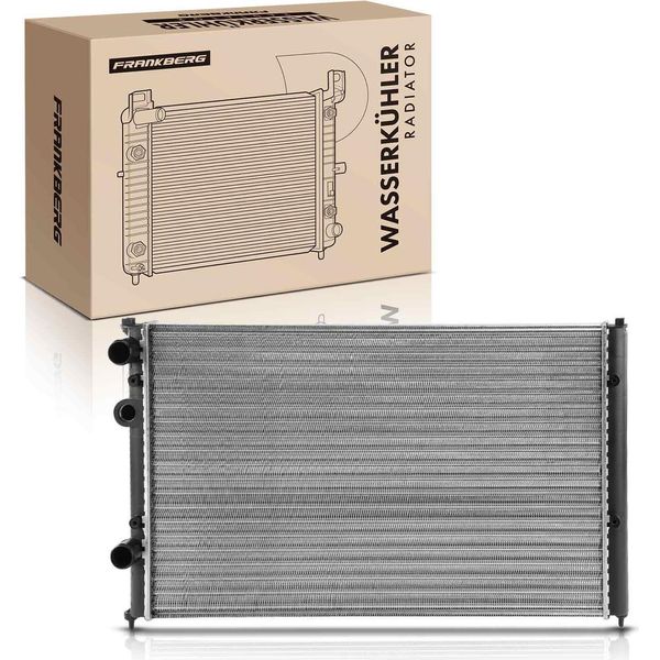 Frankberg 1X Radiatore Acqua Radiatore Motore Per Vw Polo Classic Caddy Seat Cordoba Ibiza Ii-image