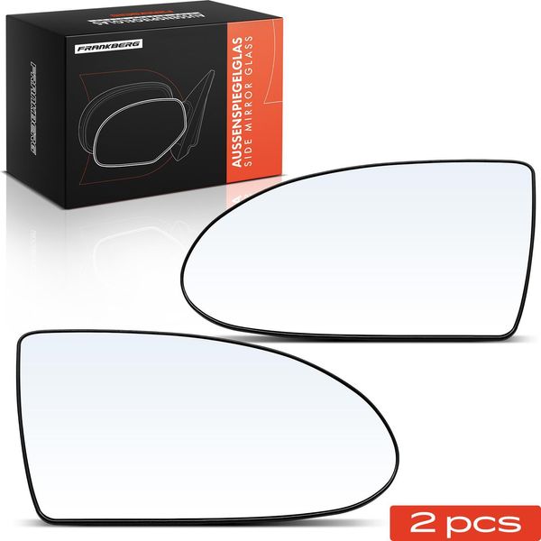 Frankberg 2X Vetro Specchio Esterno Anteriore Sinistro Destro Per Hyundai Accent Iii Notchback Mc-image