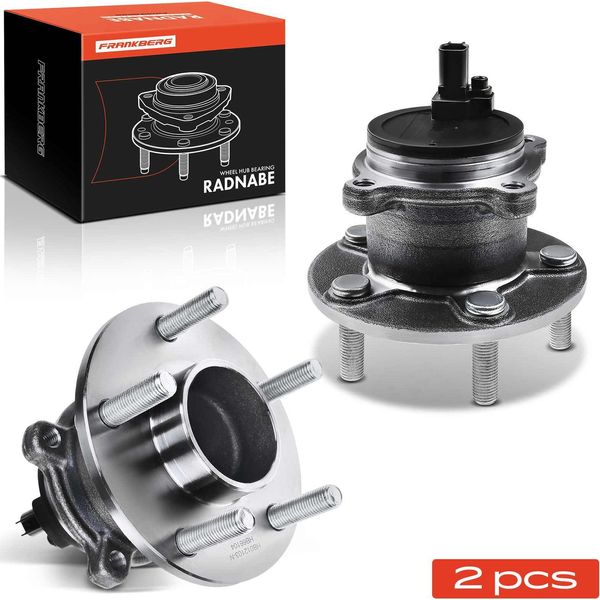 Frankberg 2X Mozzo Ruota Set Cuscinetto Asse Posteriore Entrambi I Lati Per Volvo C30 S40 Ii V50 1.6L 1.8L 2.0L 2.4L 2.5L 2003-2012-image