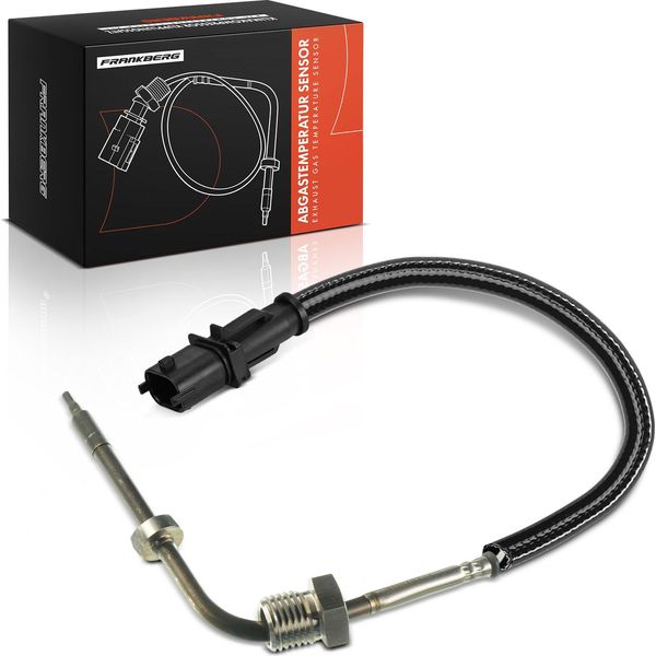 Frankberg 1X Sensore Di Temperatura Dei Gas Di Scarico Per Chevrolet Malibu Opel Astra J Cascada Saab 2008-2018-image