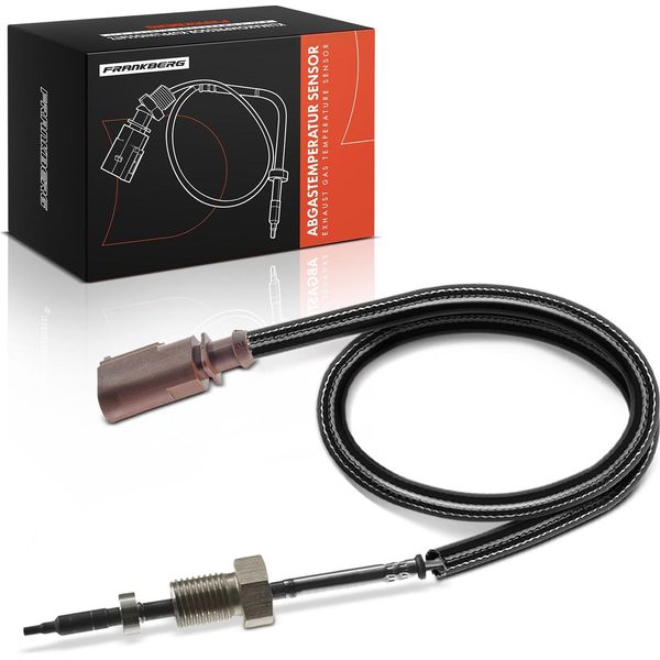 Frankberg 1X Sensore Temperatura Gas Di Scarico Per Audi A4 8K A5 A6 A7 A8 Q5 8R 3.0L-image