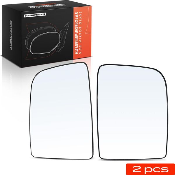 Frankberg 2X Vetro Specchio Esterno Anteriore Sinistro Destro Per Mercedes-Benz B906-image
