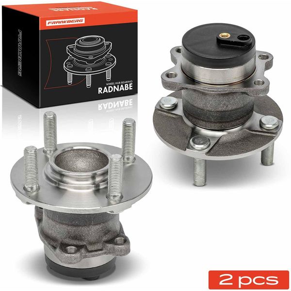 Frankberg 2X Mozzo Ruota Cuscinetto Set Asse Posteriore Entrambi I Lati Per Mitsubishi Colt V Cj Cp 1.3L 2003-2003-image