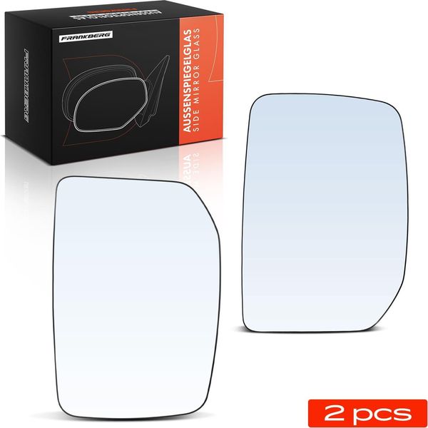 Frankberg 2X Vetro Specchio Esterno Anteriore Sinistro Destro Per Ford Transit Fb Fc 2000-2012-image
