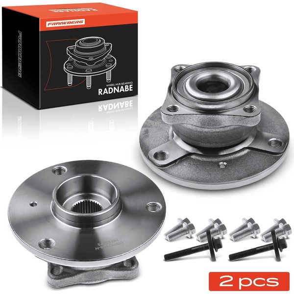 Frankberg 2X Mozzo Ruota Set Cuscinetto Asse Posteriore Entrambi I Lati Per Smart Fortwo Cabrio Coupé 0.8L 1.0L Anno Dal 2007-image
