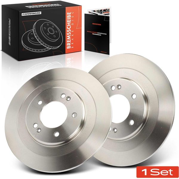 Frankberg 2X Dischi Freno Asse Posteriore Per Hyundai I40 Vf Cw 1.6L 1.7L 2.0L 2011-2019-image
