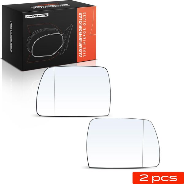 Frankberg 2X Vetro Specchio Esterno Anteriore Sinistro Destro Per Bmw X3 E83 2004-2011-image