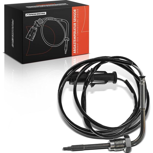 Frankberg 1X Sensore Temperatura Gas Di Scarico Per Fiat Bravo Ii 198 Stilo 192 1.4L 1.9L-image
