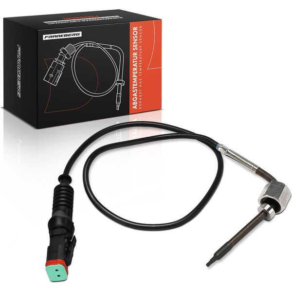 Frankberg 1X Sensore Di Temperatura Dei Gas Di Scarico Per Scania P G R Serie T 2003-2023-image