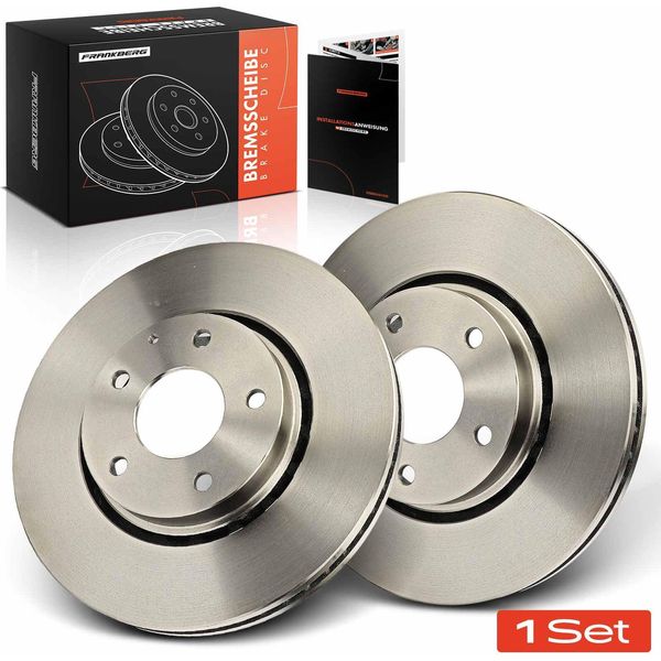Frankberg 2X Dischi Freno Asse Anteriore Per Mazda CX-5 Gh Ke Kf 2.0L 2.2L 2.5L Anno Dal 2015-image
