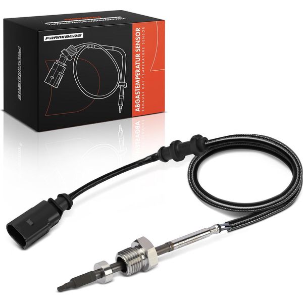 Frankberg 1X Sensore Temperatura Gas Di Scarico Per Vw Touareg Audi A6 Allroad A7 Sportback Q7 3.0L-image