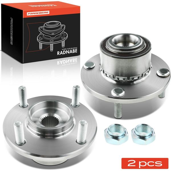 Frankberg 2X Mozzo Ruota Set Di Cuscinetti Asse Anteriore Entrambi I Lati Per Mitsubishi Colt Czc Cabriolet Vi Smart Forfour-image