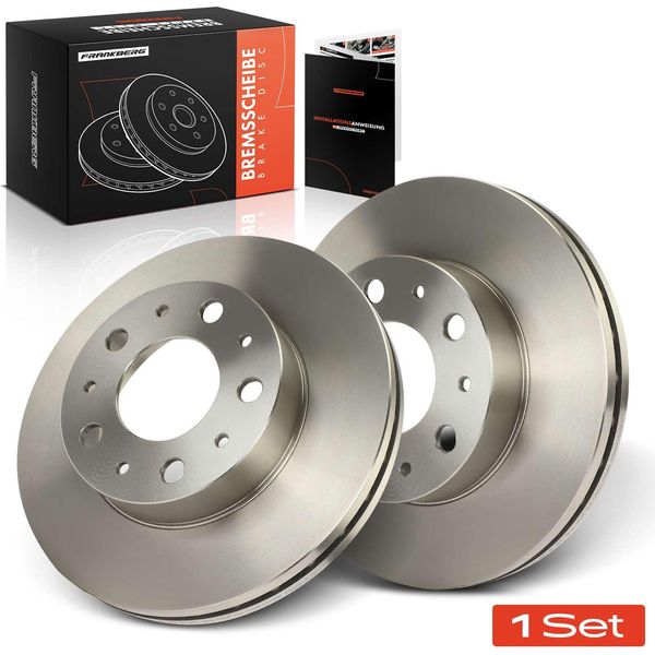 Frankberg 2X Dischi Freno Asse Anteriore Per CitroëN Jumper Bus Van Fiat Ducato Opel Movano C Peugeot Boxer-image