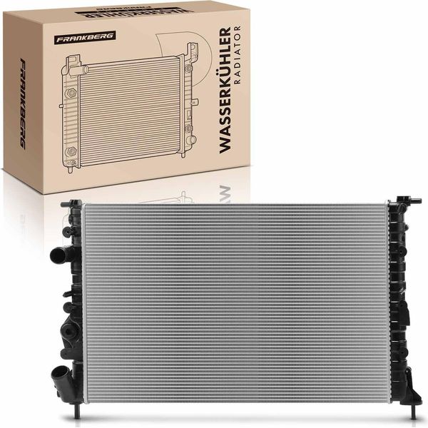 Frankberg 1X Radiatore Acqua Raffreddatore Motore Per Renault Megane I BA0/1 LA0/1 ScéNic 1.6L-2.0L-image