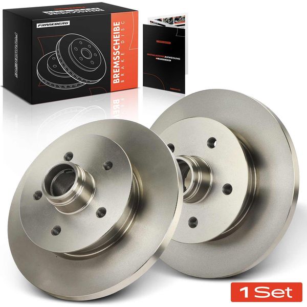 Frankberg 2X Dischi Freno, Asse Anteriore Per Vw Transporter Iii Bus Box Platform/Chassis 1984-1992-image