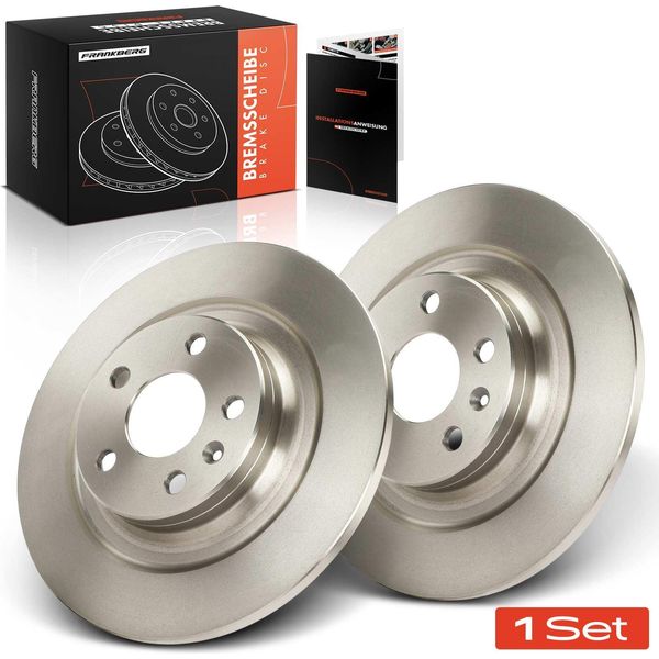 Frankberg 2X Dischi Freno Asse Posteriore Per Volvo S60 Iii S90 Ii V60 V90 Cross Country Estate XC60 Anno Dal 2016-image