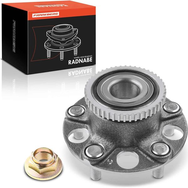 Frankberg 1X Mozzo Ruota Set Di Cuscinetti Asse Posteriore Entrambi I Lati Per Honda Civic Ix Tourer Viii Hatchback Fk Fn-image