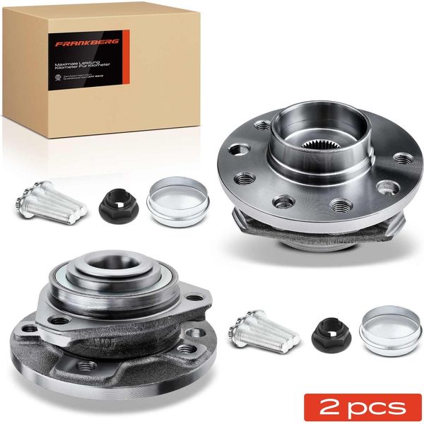 Frankberg 2X Set Di Cuscinetti Ruota Mozzo Anteriore Per Opel Astra G Cabriolet Caravan Cc Coupe Notchback-image