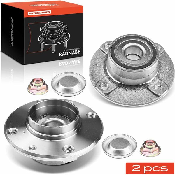 Frankberg 2X Set Di Cuscinetti Ruota Posteriore Per CitroëN C4 Coupe I Notchback Peugeot 307-image