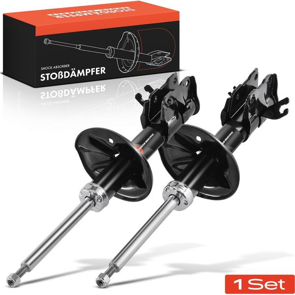 Frankberg 2X Ammortizzatore Asse Anteriore Per Mitsubishi Colt V Cj Cp 1.6L 1997-2003-image