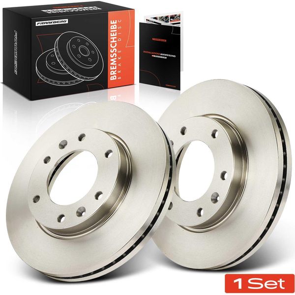 Frankberg 2X Dischi Freno Asse Anteriore Per Hyundai H-1 Cargo Tq H-1 Travel 2.4L 2.5L Anno Dal 2008-image