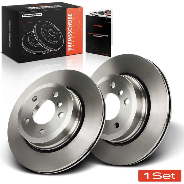 Frankberg 2X Dischi Freno Asse Posteriore Per Bmw X3 E83 2.0L 2.5L 3.0L 2003-2011-image