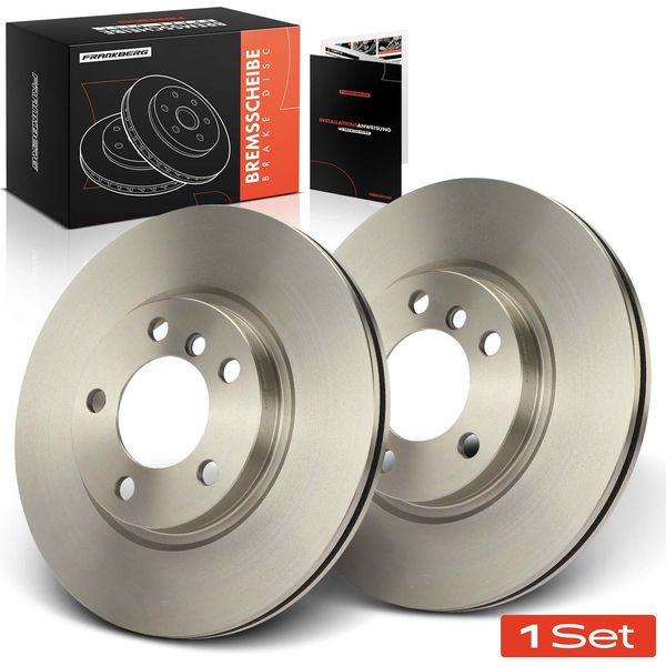 Frankberg 2X Dischi Freno Asse Anteriore Per Mini Mini Countryman Paceman R60 R61 1.6L 2010-2016-image