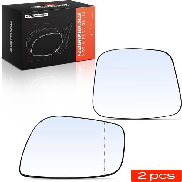 Frankberg 2X Specchio Vetro Esterno Specchio Anteriore Sinistro Destro Per CitroëN Nemo Fiat Peugeot-image