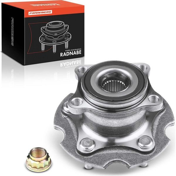 Frankberg 1X Mozzo Ruota Set Cuscinetto Asse Posteriore Entrambi I Lati Per Lexus Nx Toyota Rav 4 Iii Iv 2.0L 2.5L 2.2L 2.4L Anno 2006 In Poi-image