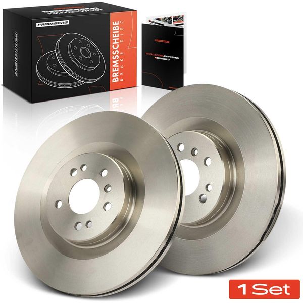 Frankberg 2X Dischi Freno Asse Anteriore Per Mercedes-Benz Classe Gl X164 W164 V251 W251 2005-2014-image