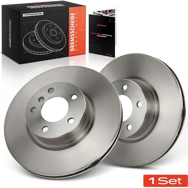 Frankberg 2X Dischi Freno Asse Anteriore Per Bmw X3 F25 X4 F26 1.6L 2.0L 3.0L 2010-2018-image