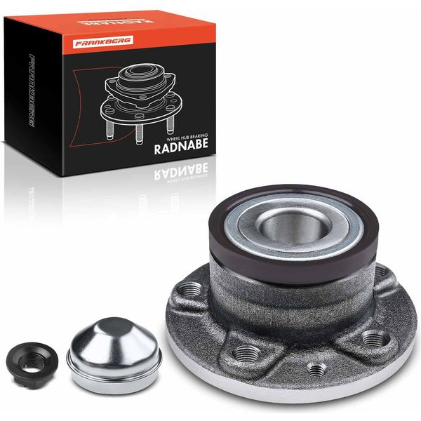 Frankberg 1X Mozzo Ruota Set Di Cuscinetti Asse Posteriore Entrambi I Lati Per Fiat Doblo Cargo Mpv Opel Combo Tour 1.2L Anno Dal 2010-image