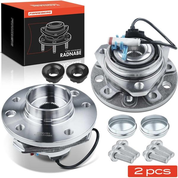 Frankberg 2X Mozzo Ruota Set Di Cuscinetti Asse Anteriore Entrambi I Lati Per Opel Astra H Caravan Gtc Furgone / Station Wagon Notchback-image