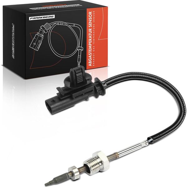 Frankberg 1X Sensore Temperatura Gas Di Scarico Per Fiat 500L 500X Qubo Tipo Alfa Romeo Giulia Stelvio-image