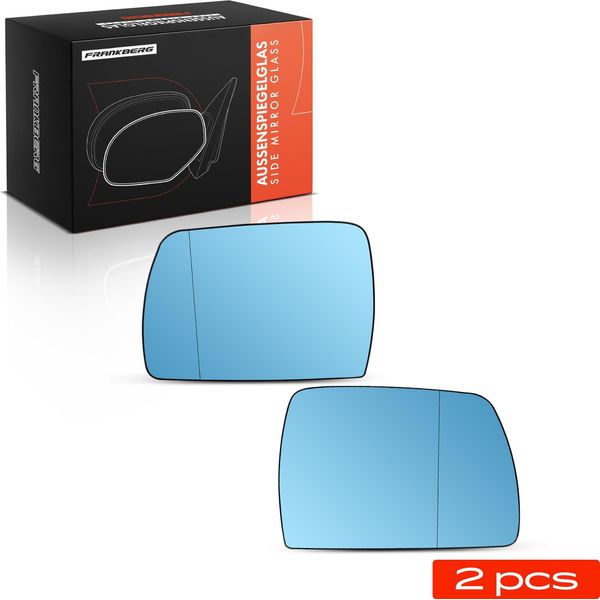 Frankberg 2X Vetro Specchio Esterno Anteriore Sinistro Destro Per Bmw X3 E83 2004-2011-image