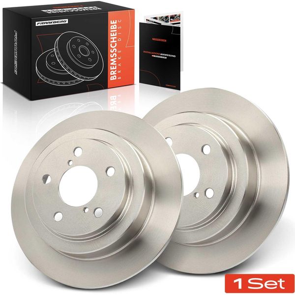 Frankberg 2X Dischi Freno Asse Posteriore Per Subaru Forester Impreza Coupe Station Wagon Notchback Legacy Ii-image