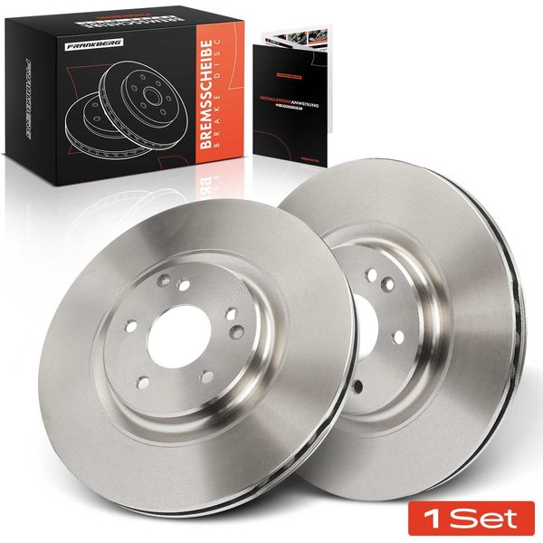 Frankberg 2X Dischi Freno Asse Anteriore Per Mercedes-Benz W203 CL203 S203 CL203 C209 A209 2005-2010-image
