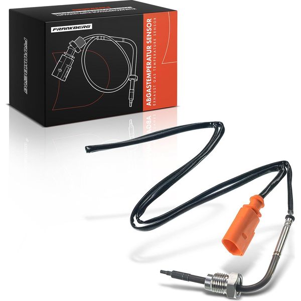 Frankberg 1X Sensore Temperatura Gas Di Scarico Per Vw Touareg 7L6 7L7 7LA 2003-2010-image