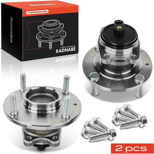 Frankberg 2X Mozzo Ruota Set Cuscinetto Asse Posteriore Entrambi I Lati Per Mitsubishi Colt Czc Cabriolet Vi Smart Forfour-image