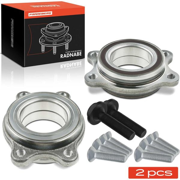 Frankberg 2X Mozzo Ruota Set Di Cuscinetti Asse Anteriore Entrambi I Lati Per Audi A4 Allroad Avant A5 Cabriolet Sportback A6 A7-image